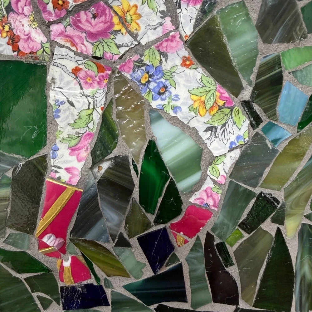 Debby Locke‎ Handcrafted Pisquette Mosaic Horse Tray
